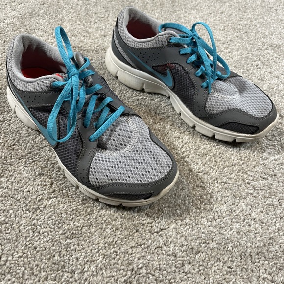 NIKE FLEX Experience RN 2 Women's‎ Gray Blue Running Shoes SZ 7.5. 599548 003 - Picture 3 of 9